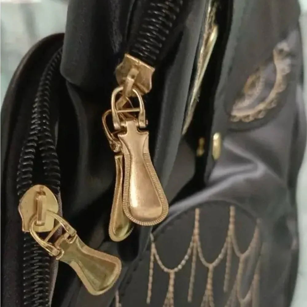🆕 Gothic - Punk - Black Owl - Personality - Backpack - Adjustable Straps 🦉